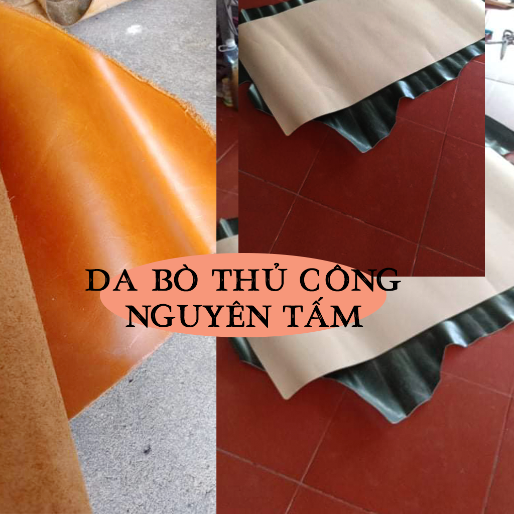 {Góc Decor} Tấm lót Bàn Phím - Chuột làm việc bằng DA BÒ THẬT 100% cao cấp Size 80cm-30cm