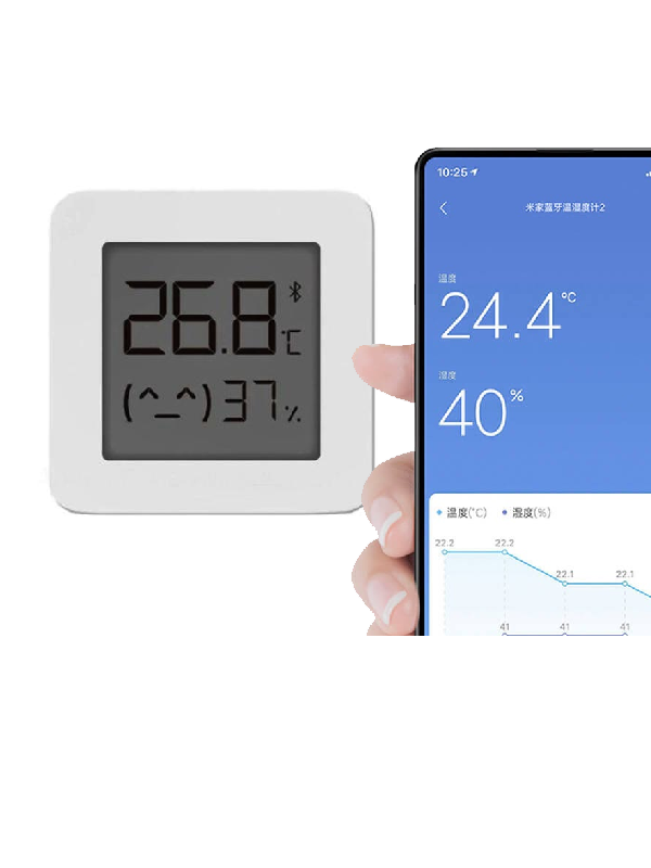 Nhiệt kế - ẩm kế điện tử thông minh Xiaomi Mijia Bluetooth Gen2 - App Mi Home